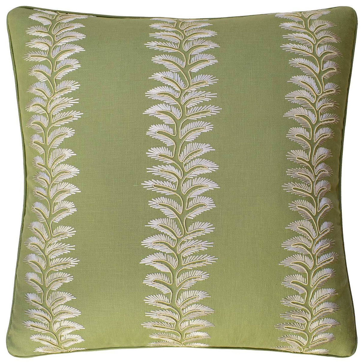 Bradbourne Green - Throw Pillow by Ryan Studio