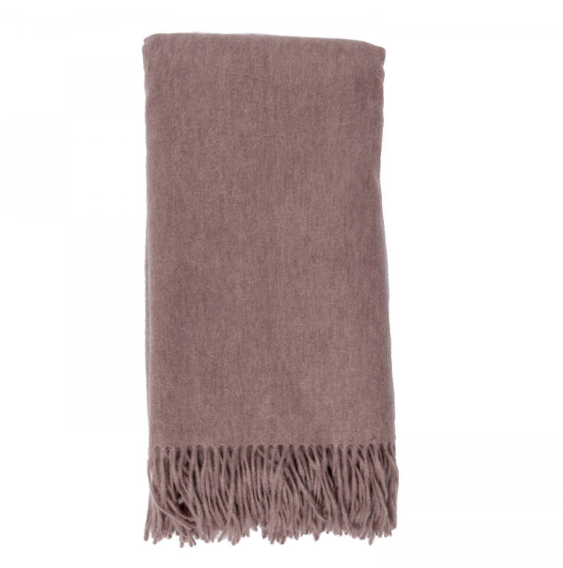 Cashmere Throw in Mushroom by Alashan - Fig Linens and Home