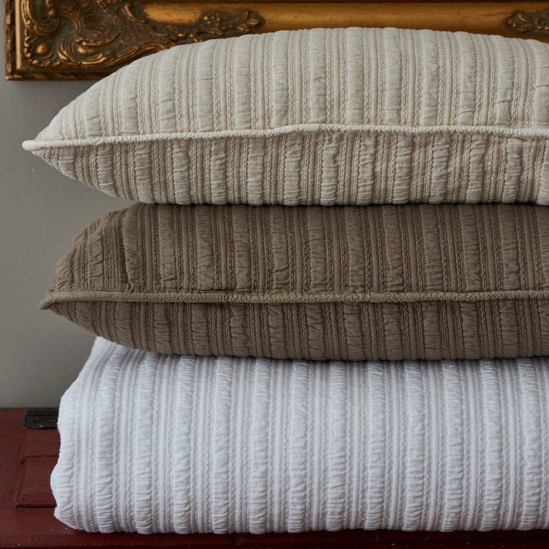 Traditions Linens - Clare Coverlets by TL at Home in Earth - Bedspreads at Fig Linens and Home
