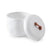 Montecito White Cotton Jar - Bath Accessories - Kassatex at Fig Linens and Home