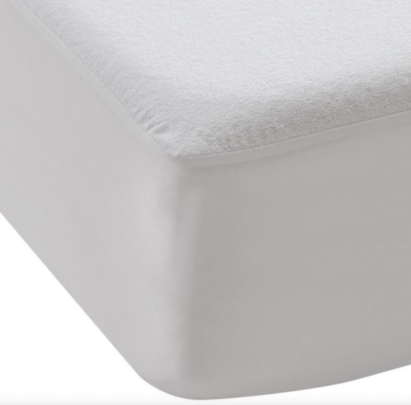 Downright Waterproof Mattress Protector by Downright - King Mattress Protector 78" x 80" x 14" White at FIG LINENS AND HOME - 2