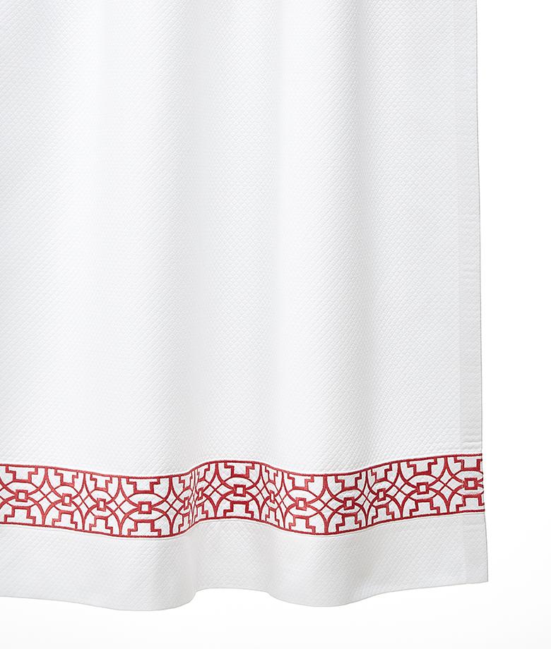 Fig Linens - Duet Embroidered Shower Curtains by Legacy Home - Ming Shower Curtain