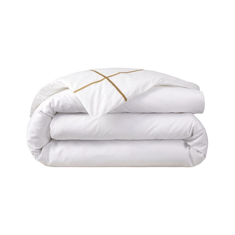 Yves Delorme Bedding | Athena Bronze Duvet Cover at Fig Linens and Home - Organic