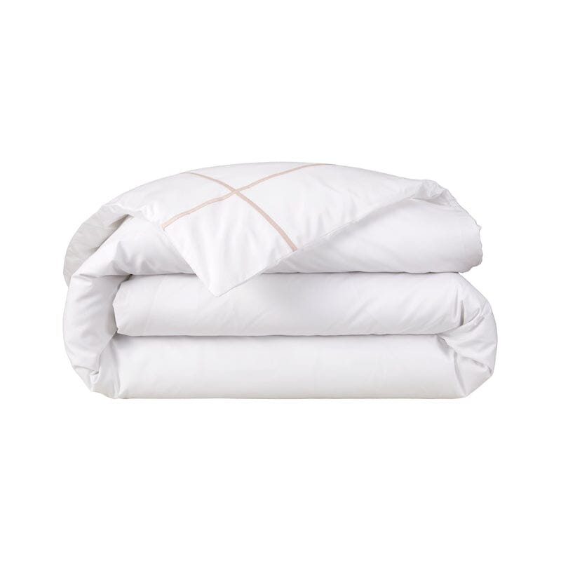 Athena Duvet Cover in Poudre | Yves Delorme Organic Bed Linens - Fig Linens and Home