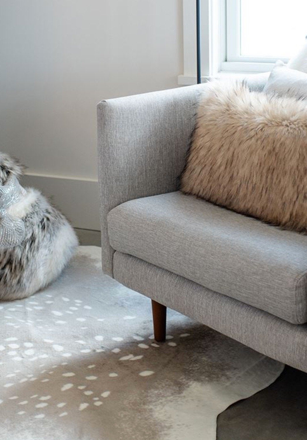 Faux Deer Hide Rug | Fabulous Furs at Fig Linens and Home