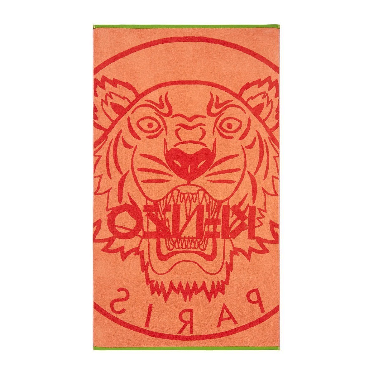 Tiger Rouge Beach Towel by Kenzo | Fig Linens - Back