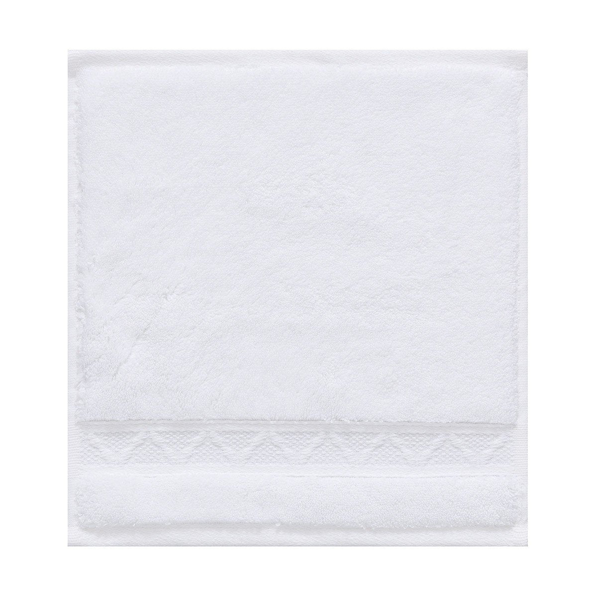 Le Jacquard Français | Caresse White Bath Collection | Fig Linens - Towels