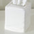 Plain white tissue box cover by Matouk - Fig Linens