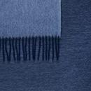 Cashmere Throw - Paley Luxury Cashmere Throw by Matouk - Navy / Chambray at Fig Linens and Home