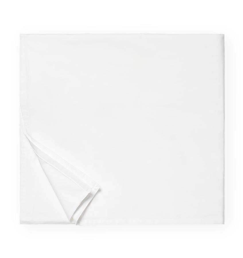 Corto Celeste White Bedding Collection by Sferra | Fig Linens - White duvet cover