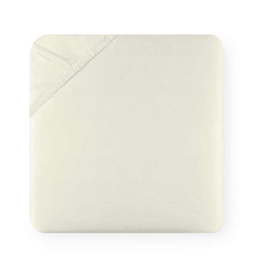 Fig Linens - Giotto Collection Sheeting by Sferra - Champagne fitted sheet