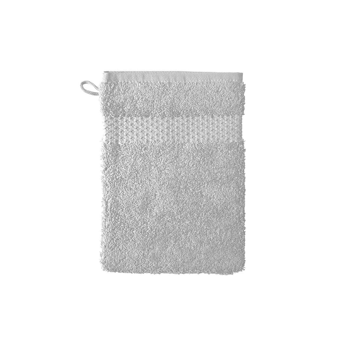 Etoile Silver Bath Collection by Yves Delorme | Fig Linens, Light gray bath linen, wash mitt