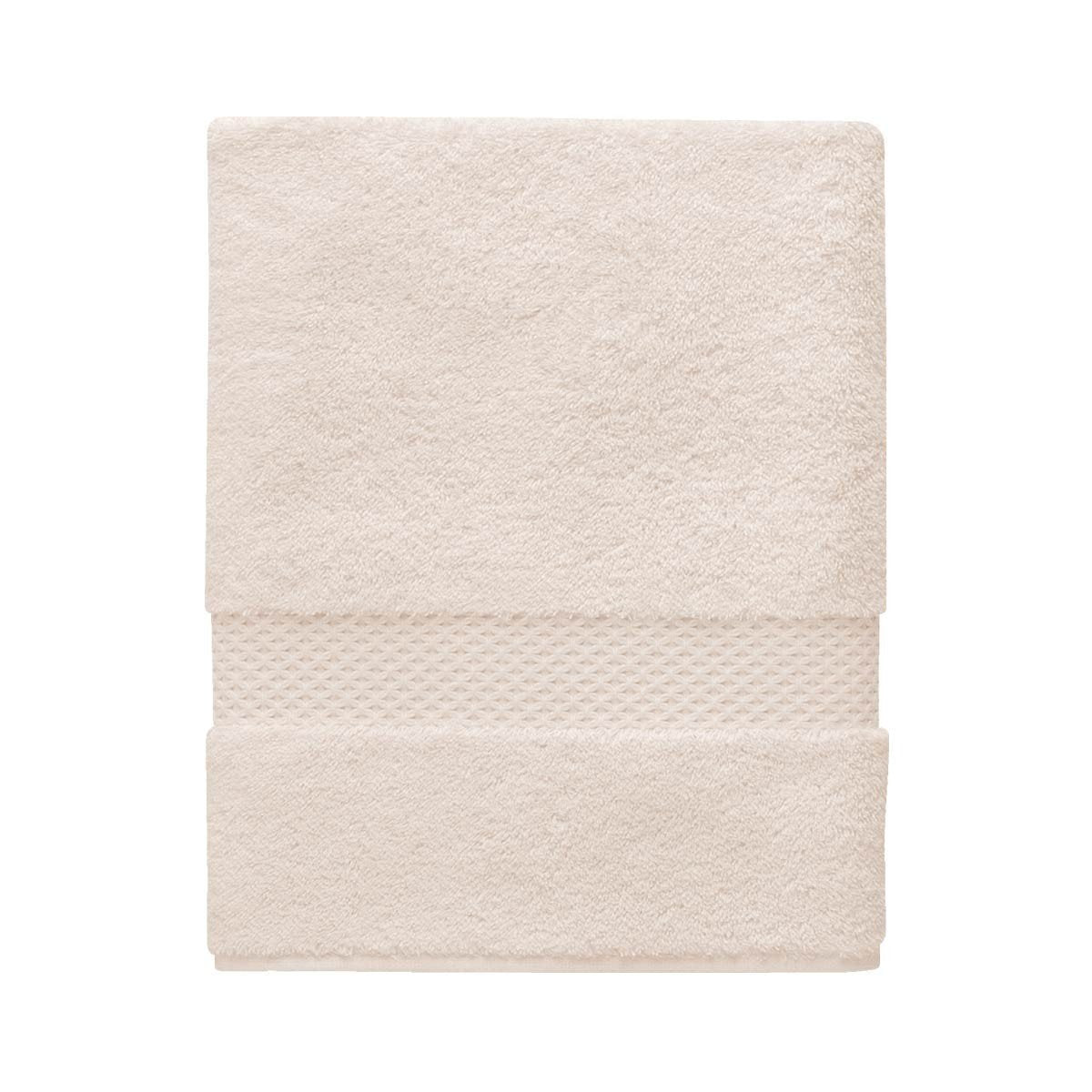 Etoile Nacre Bath Collection by Yves Delorme | Fig Linens - Ivory bath linen, guest, hand towel