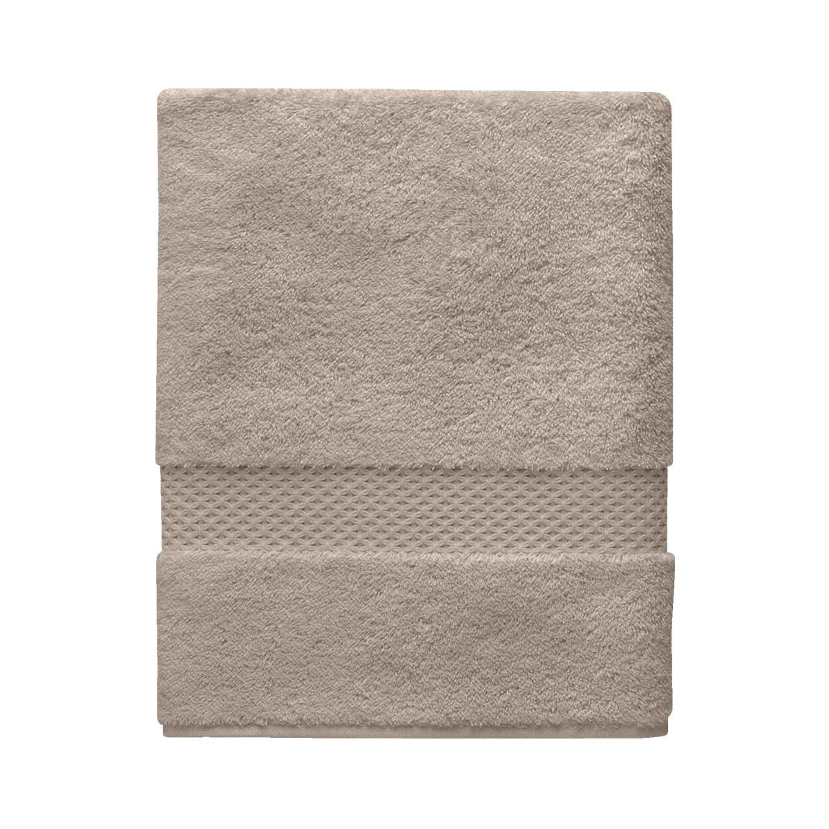 Etoile Pierre Bath Collection by Yves Delorme | Fig Linens, beige bath linens, guest, hand towel