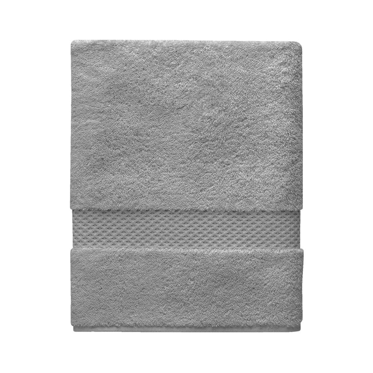 Etoile Platine Bath Collection by Yves Delorme | Fig Linens - Gray bath linen