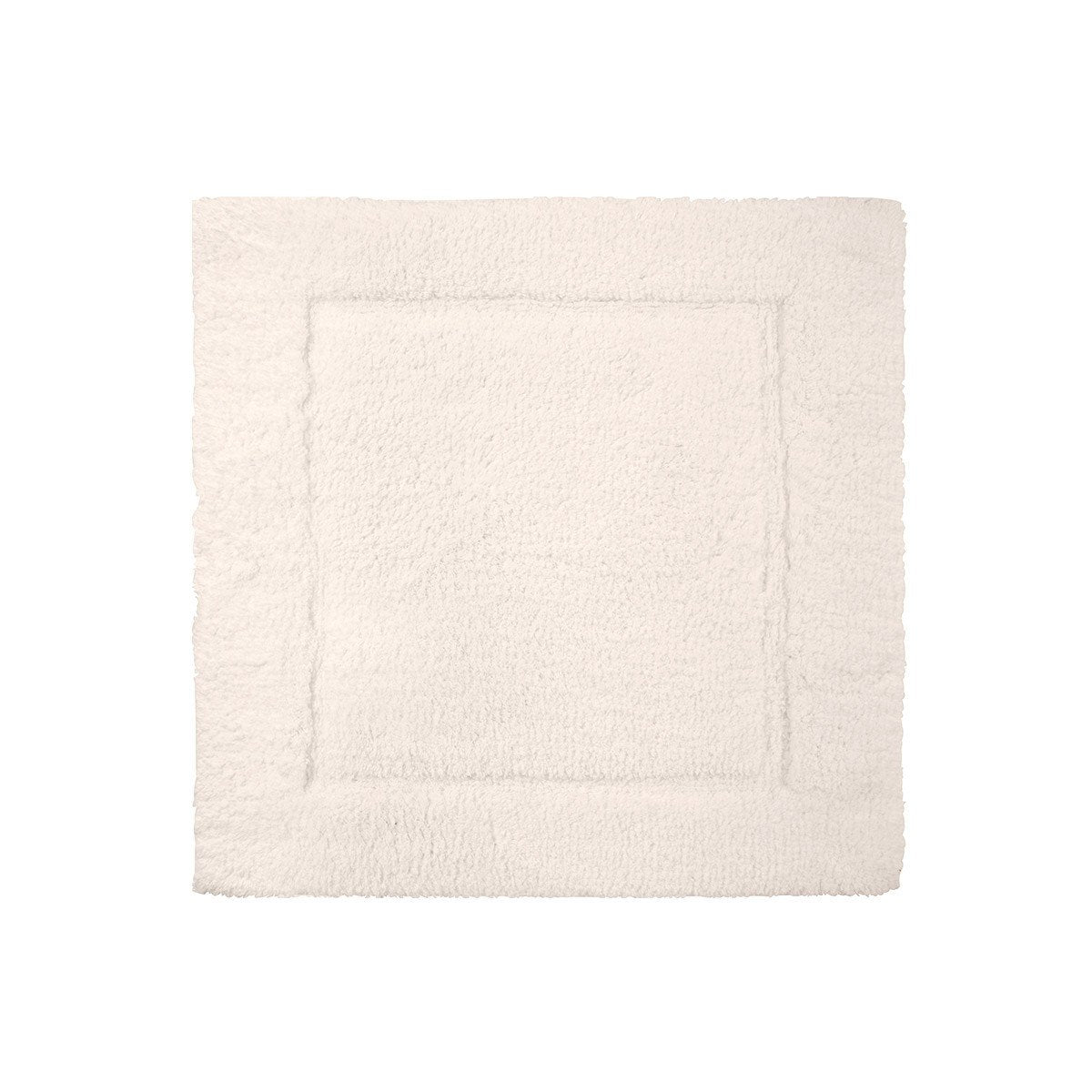 Prestige Nacre Bath Rug by Yves Delorme | Fig Linens and Home - Square, ivory, bath mat, rug, cotton