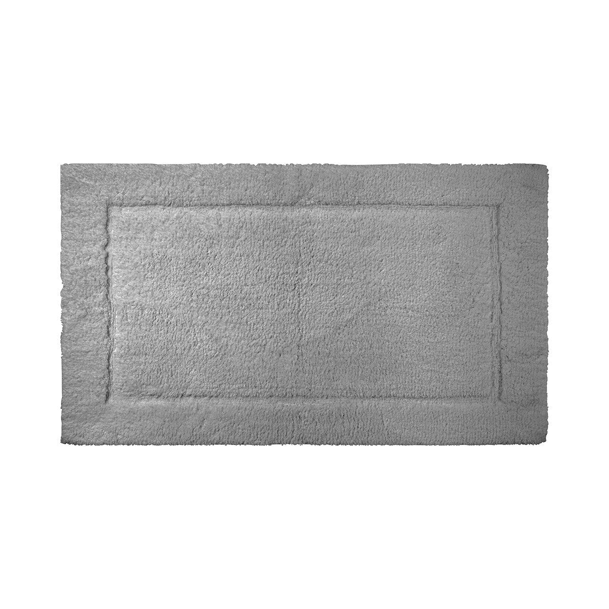 Prestige Platine Bath Rug by Yves Delorme | Fig Linens - Gray, bath mat, rug, cotton