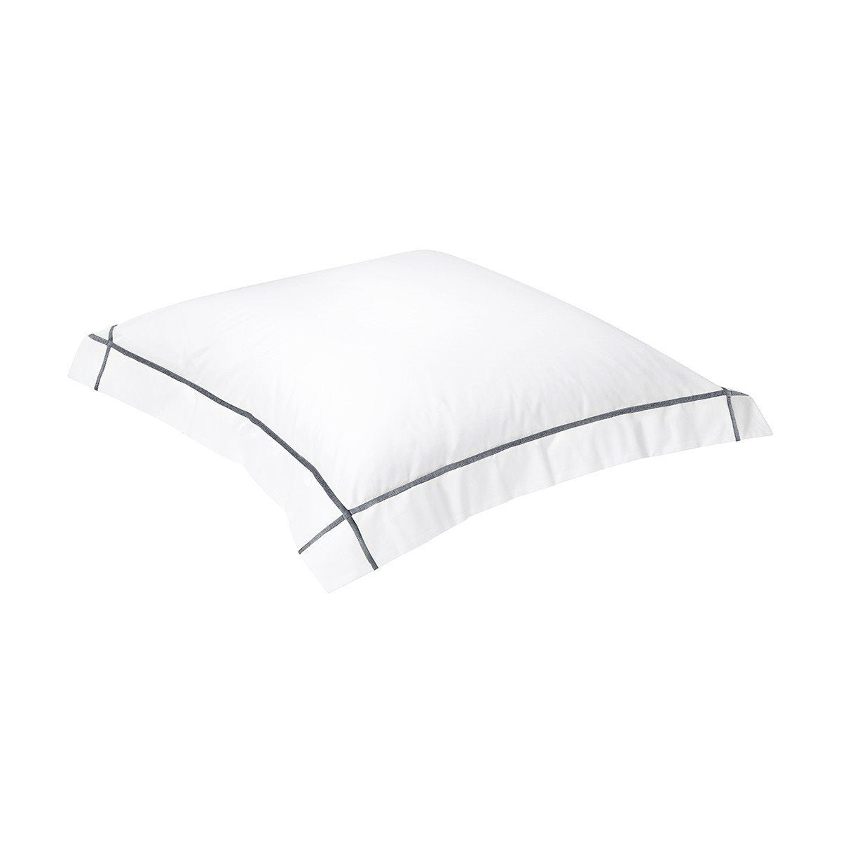 Athena Platine Bedding Collection by Yves Delorme | Fig Linens - White, cotton, euro sham