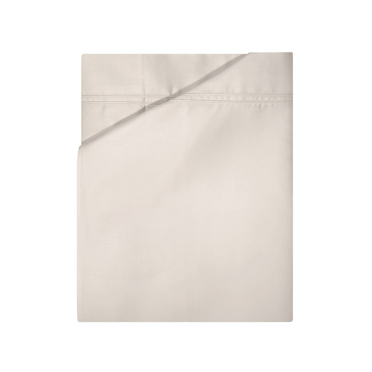 Triomphe Nacre Ivory Bedding by Yves Delorme | Fig Linens - Flat Sheet