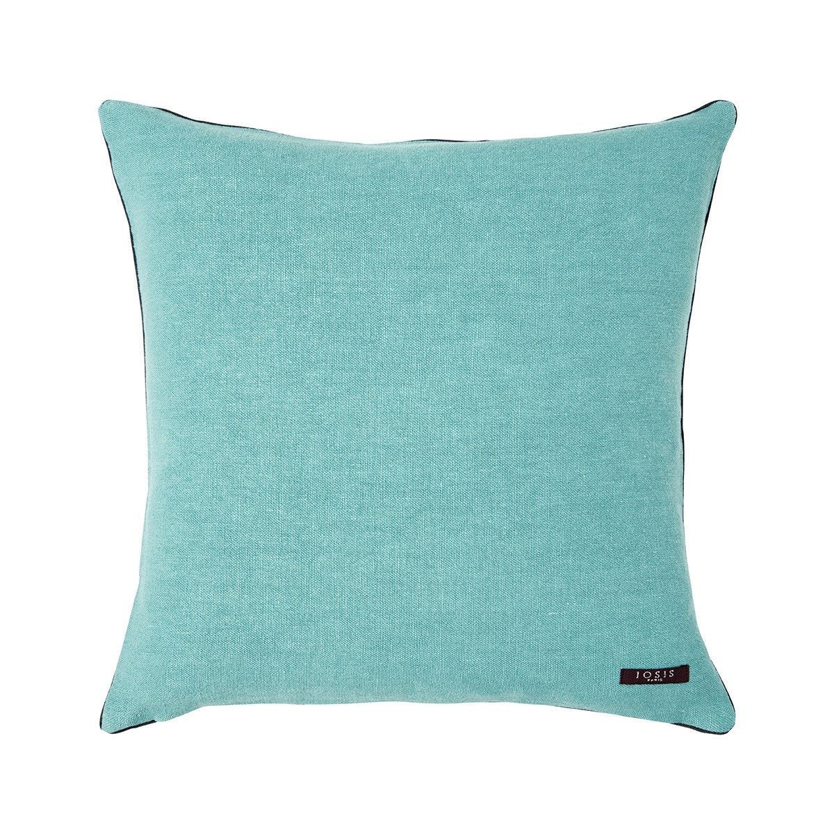 Pigment Nil Light Blue Throw Pillows by Iosis | Fig Linens - Back