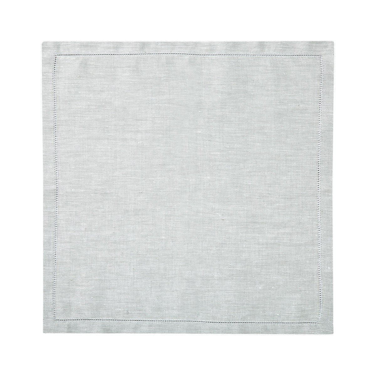 Liso Silver Table Linens by Yves Delorme Fig Linens Light Gray Napkin