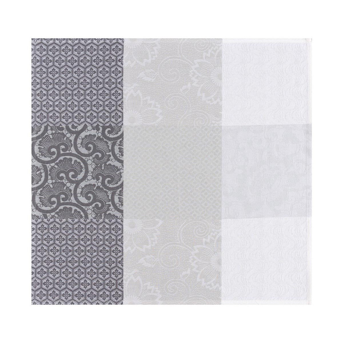 Le Jacquard Français Table Linen Fleurs de Kyoto Mist Fig Linens Napkin