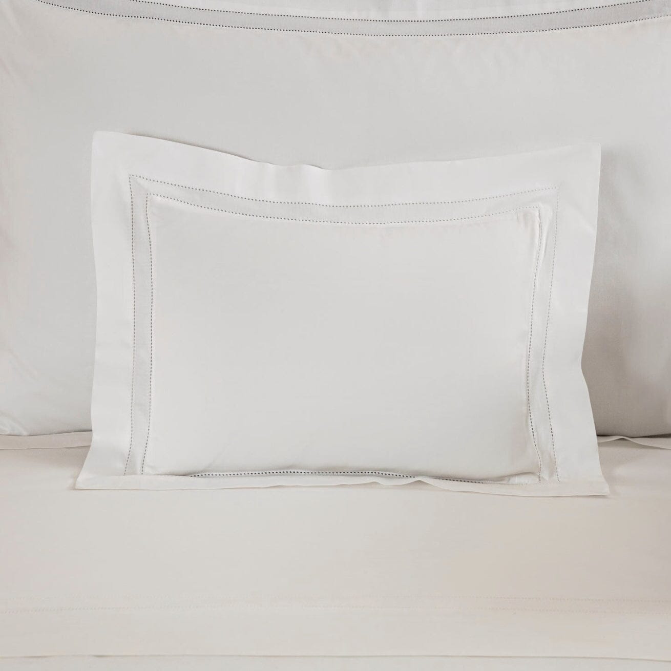 Frette Doppio Ajour Boudoir Sham in White - Fig Linens and Home Bedding