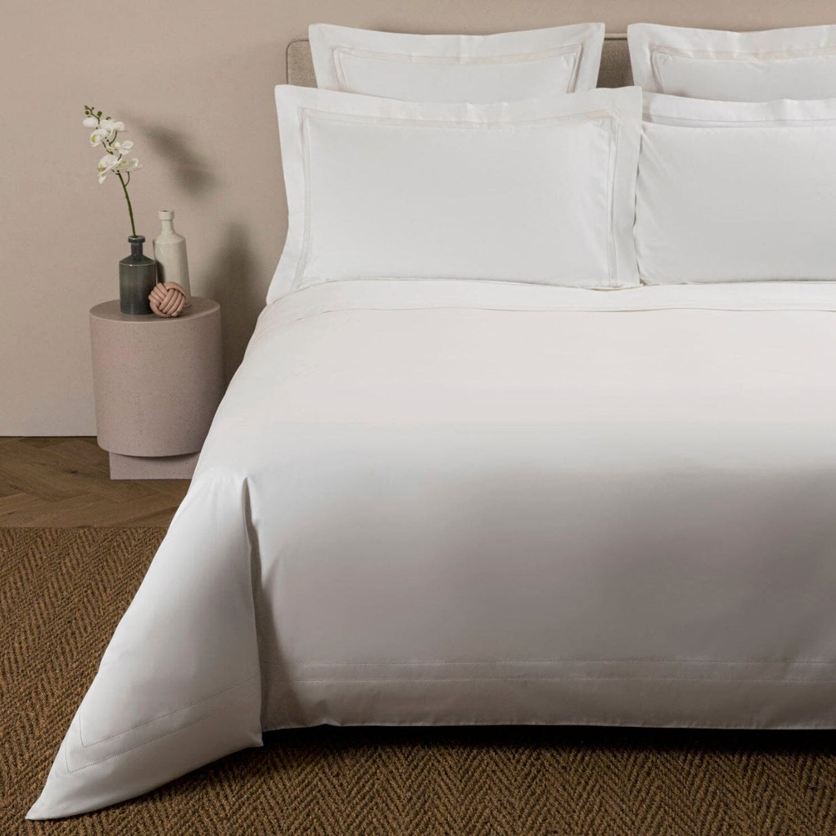 Frette Doppio Ajour Bedding in White - Fig Linens and Home
