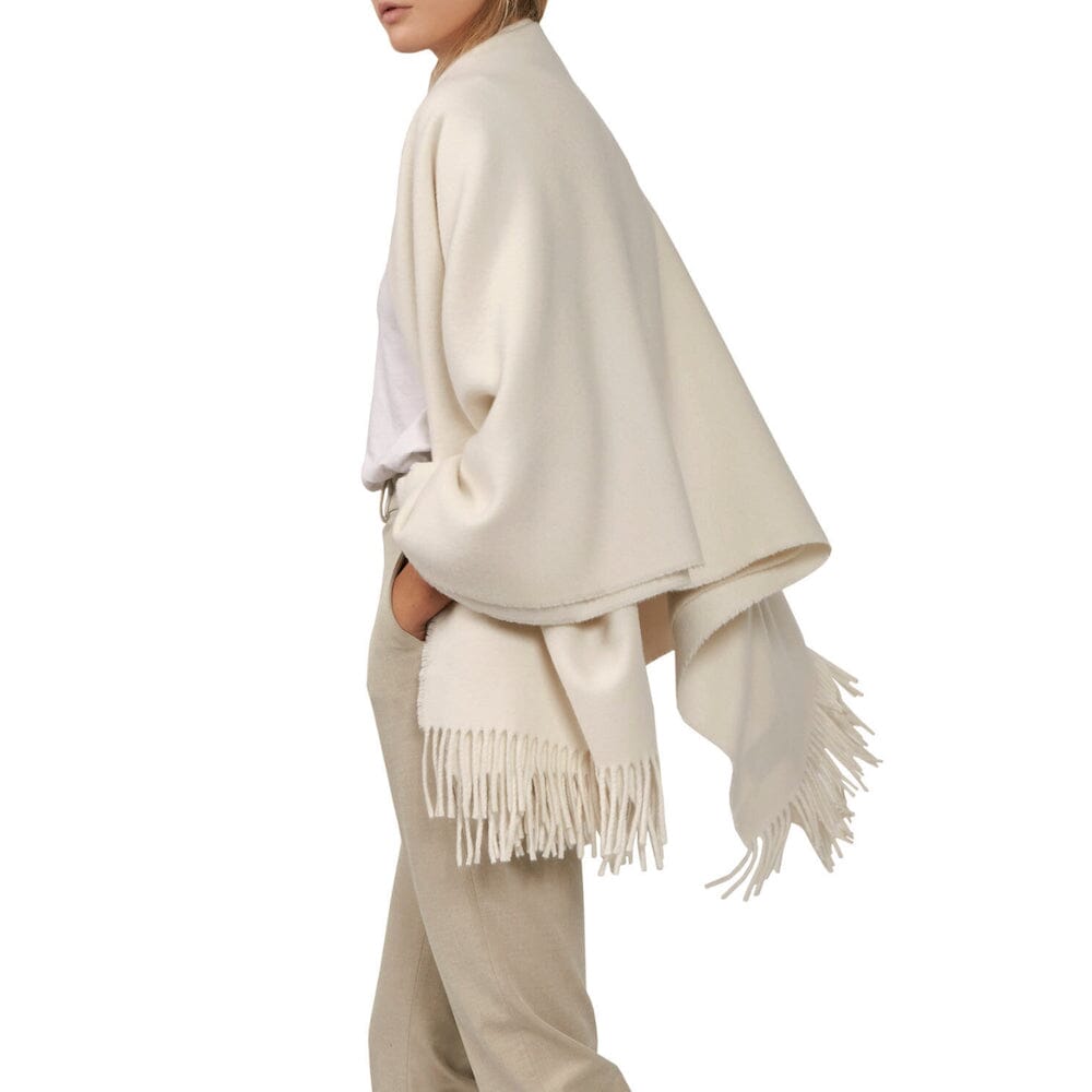 Frette at Fig Linens and Home | 100% Cashmere Blanket in Milk