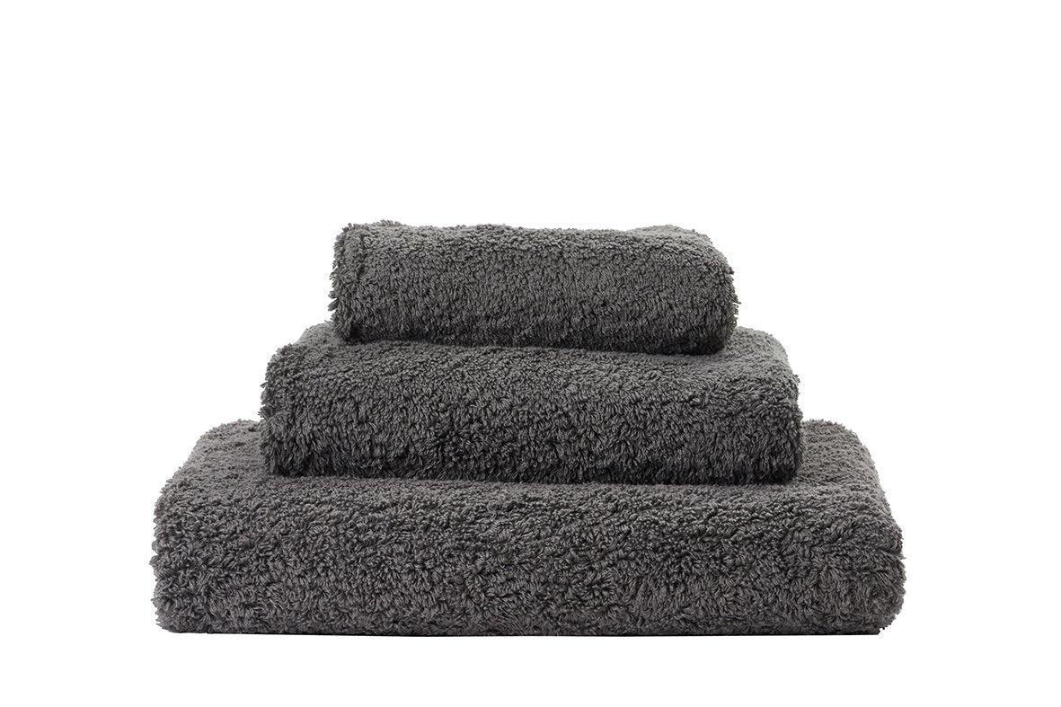Abyss Super Pile Gris Towels - Fig Linens