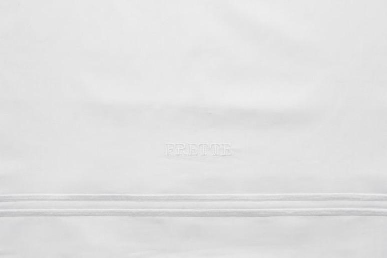 Frette Hotel Classic Bath Towels - White towel with frette logo | Fig Linens