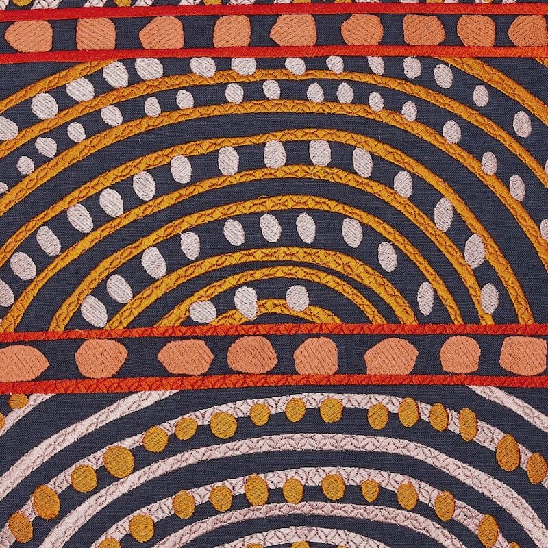 Himmat Throw Pillow by John Robshaw - Fabric Detail - Fig Linens and Home