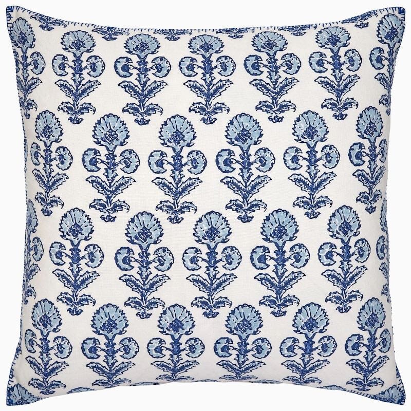 Ojas Indigo Throw Pillow by John Robshaw - Fig Linens and Home