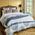 John Robshaw Bedding | Lapis Peacock Quilt & Shams at Fig Linens and Home - Lifestyle photo 2