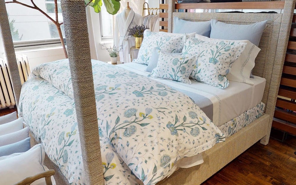 Khilana Bedding shown with Pool | Matouk Schumacher at Fig Linens