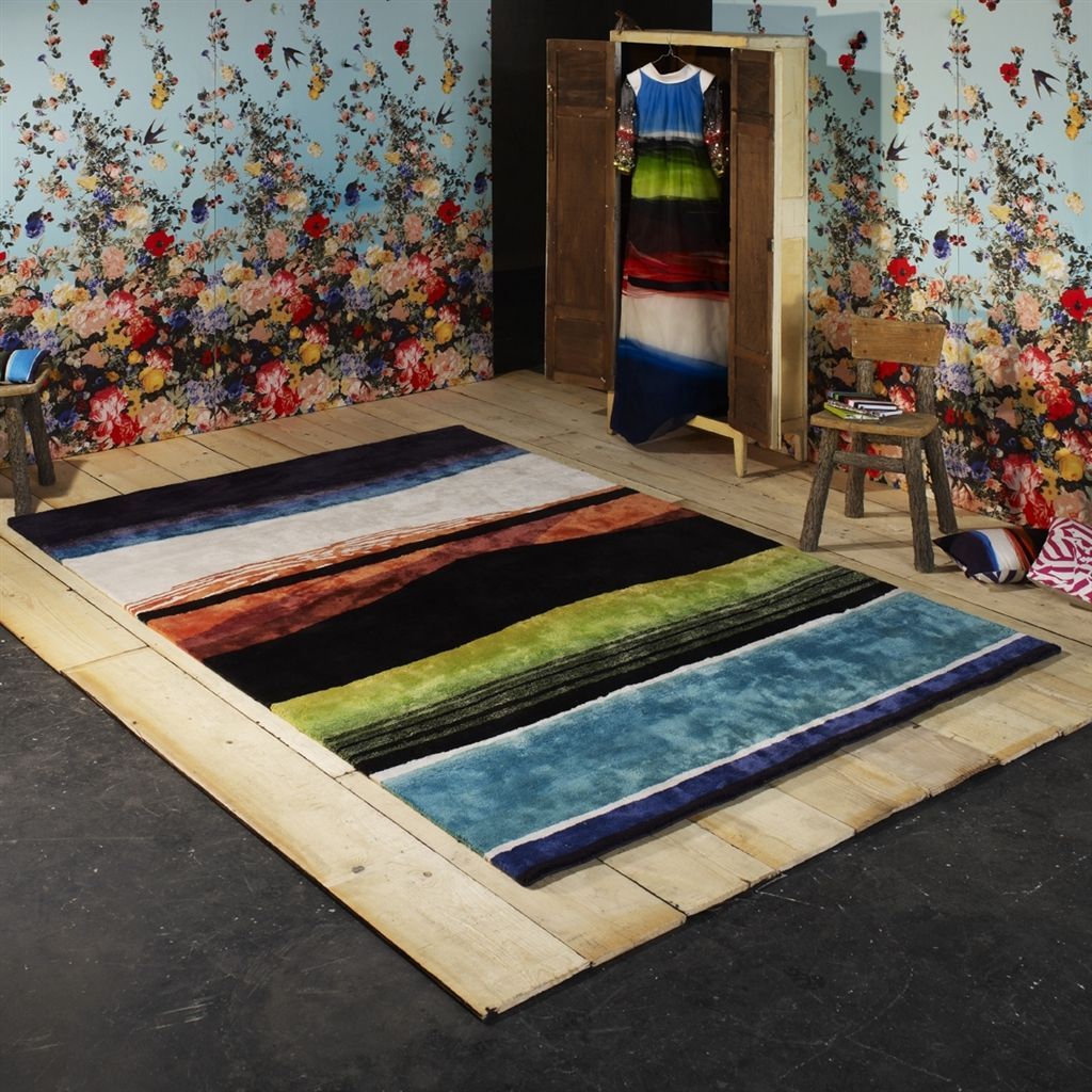 Lifestyle - Christian Lacroix Tempera Multicolor Rug | Fig Linens and Home