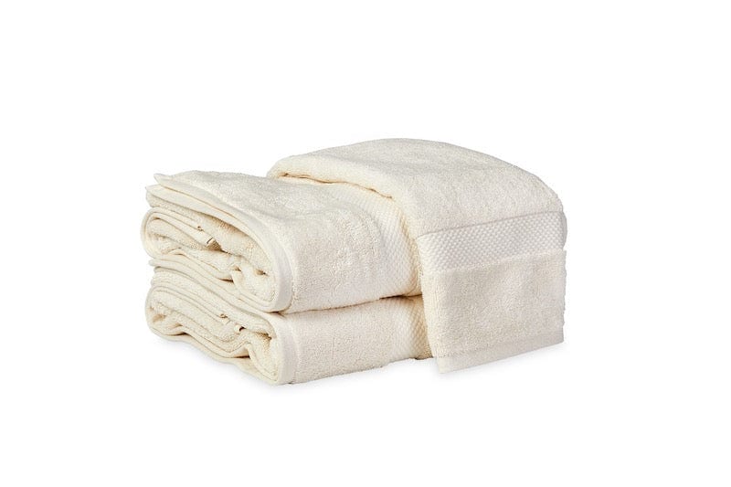 Matouk Bath Towel - Guesthouse Cream Matouk Towels at Fig Linens and Home