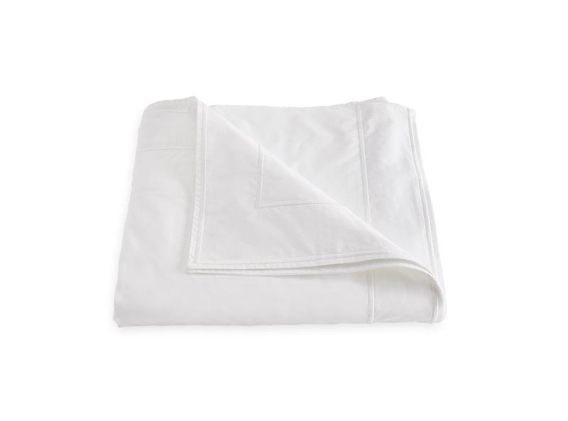 Ansonia White Duvet Cover | Matouk at Fig Linens