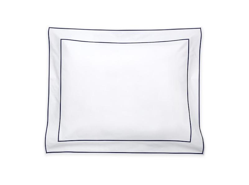 Ansonia Navy Pillow Sham | Matouk at Fig Linens