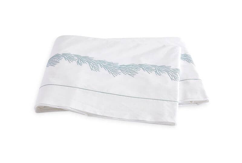 Matouk Atoll Aegean Flat Sheet | Fig Linens and Home