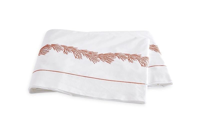 Matouk Atoll Hacienda Flat Sheet | Fig Linens and Home