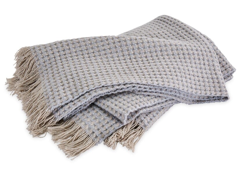 Cashmere Throw Blanket in Cloud - Matouk Linens