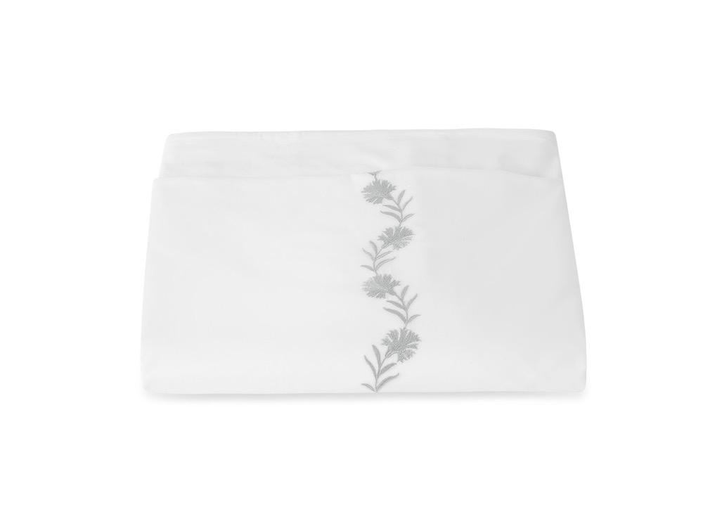 Daphne Silver Duvet Cover | Matouk at Fig Linens