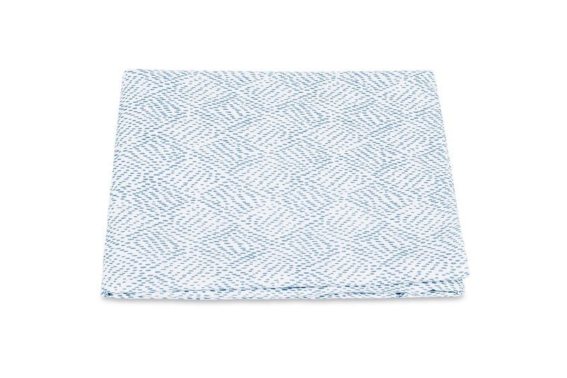Matouk Duma Diamond Sky Fitted Sheet | Matouk Schumacher at Fig Linens and Home