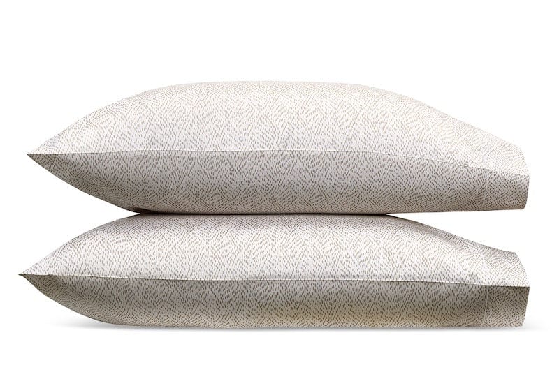 Duma Diamond Dune Pillowcases - Matouk at Fig Linens and Home