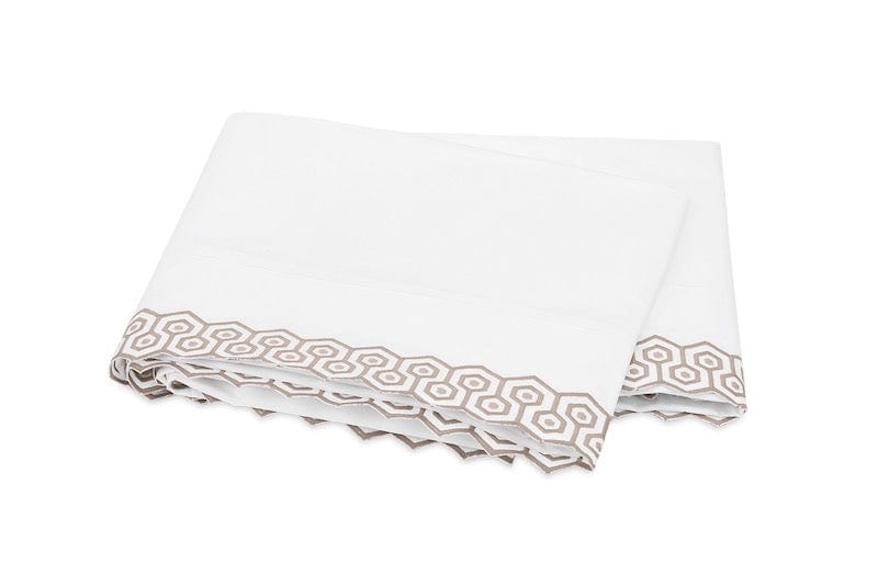 Matouk Flat Sheet - Felix Dune Matouk Bedding at Fig Linens and Home