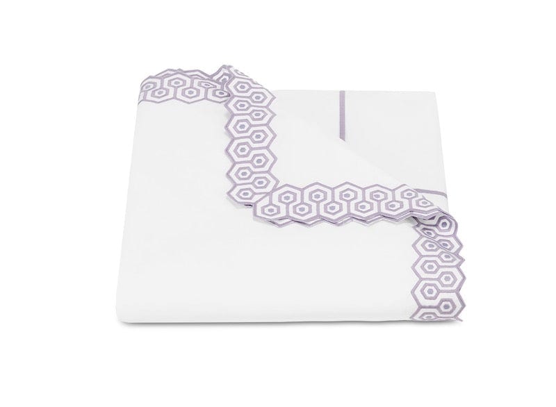 Matouk Duvet Cover - Felix Lilac Matouk Bedding at Fig Linens and Home