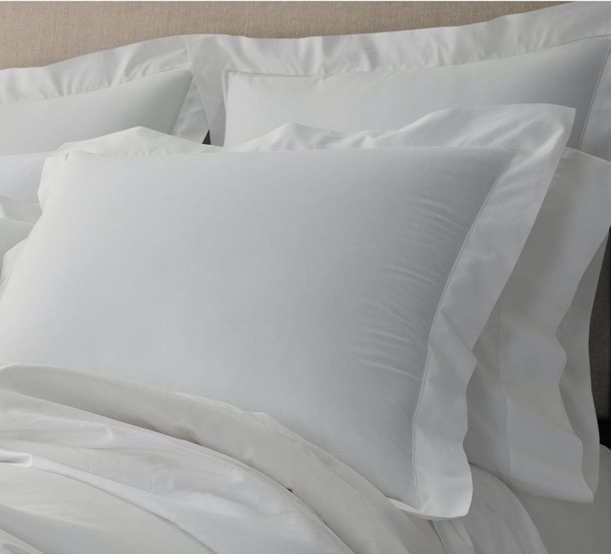 Matouk Bedding - Gatsby Hemstitch Bedding - Giza Cotton Shams - Fig Linens and Home