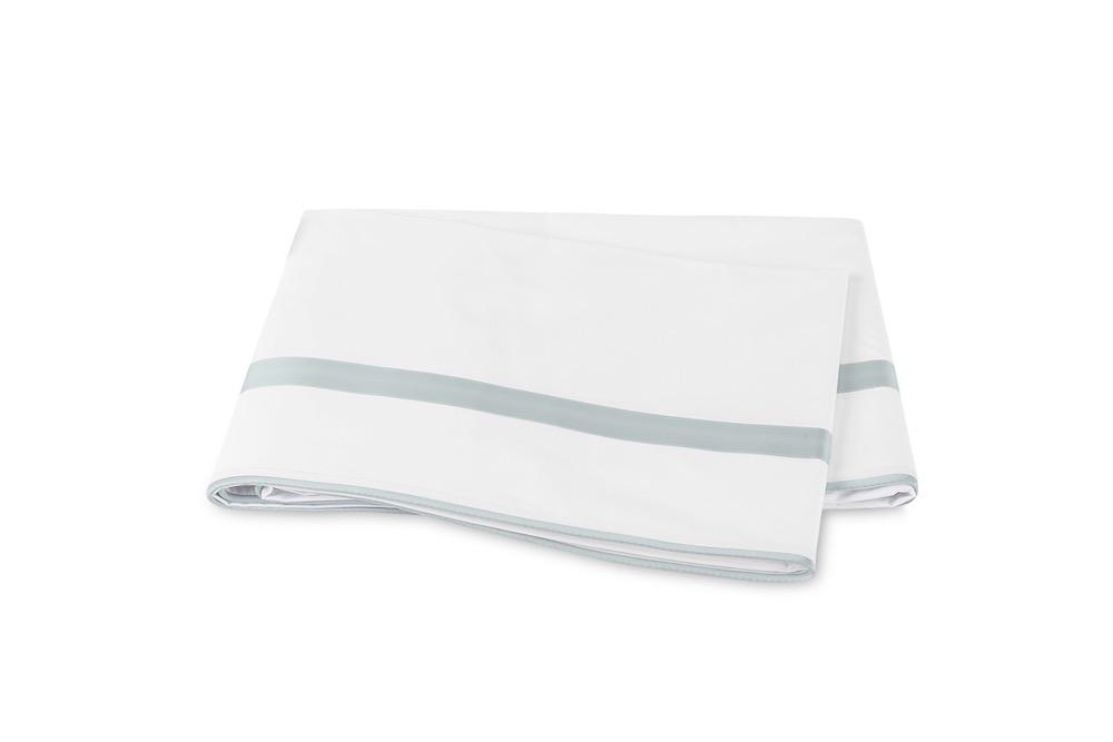 Matouk Louise Pool Sham Flat Sheet | Giza Percale Cotton at Fig Linens
