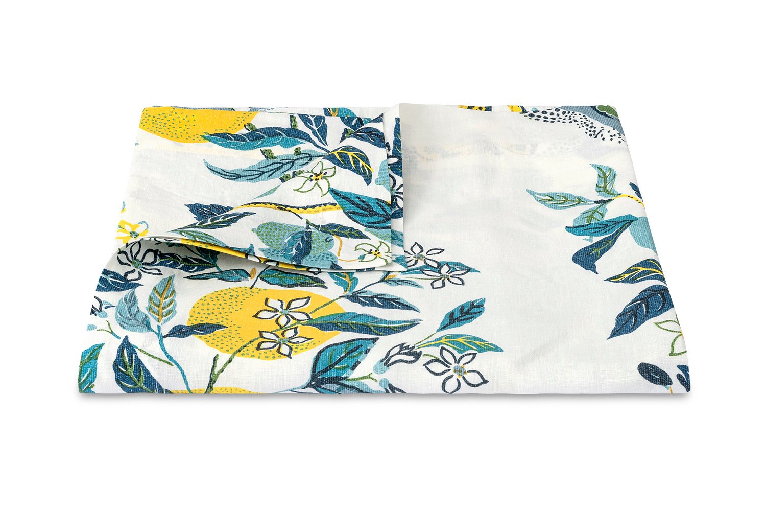 Citrus Garden Pool Tablecloth | Matouk Schumacher Table Linens at Fig Linens & Home